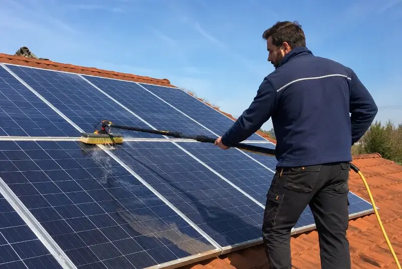 Nettoyage et entretien de panneaux solaires à Chadenac